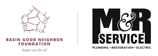 Basin Good Neighbor Foundation and M&R Service logos